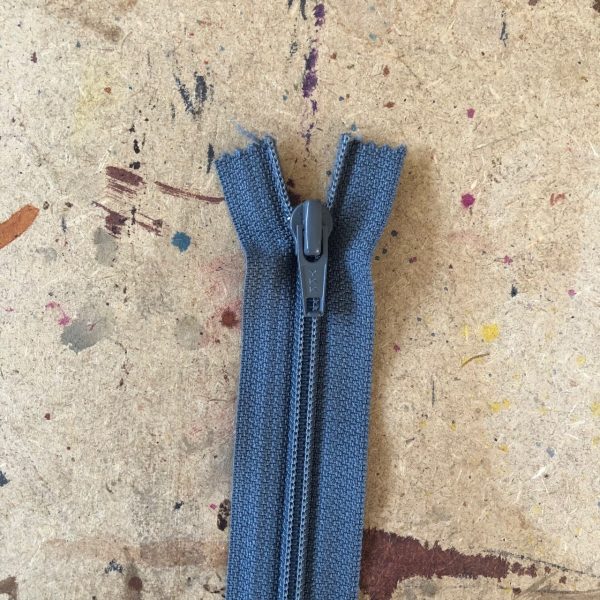 Fermeture à glissière bleu, YKK 20 cm