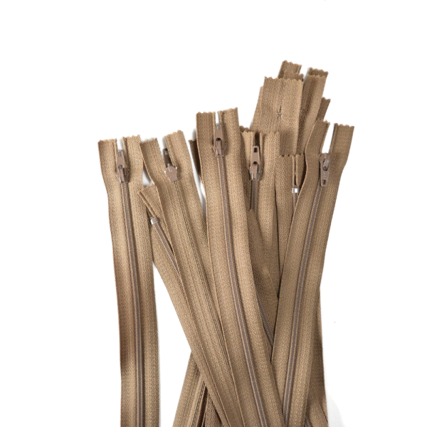 [FIN DE SÉRIE] Lot Fermetures à glissières – Gris 25 cm