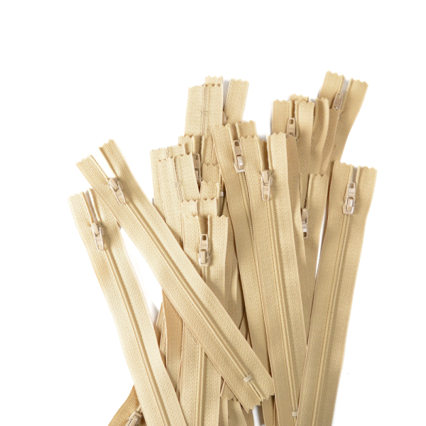 [FIN DE SÉRIE] Lot Fermetures à glissières – Gris 15 cm