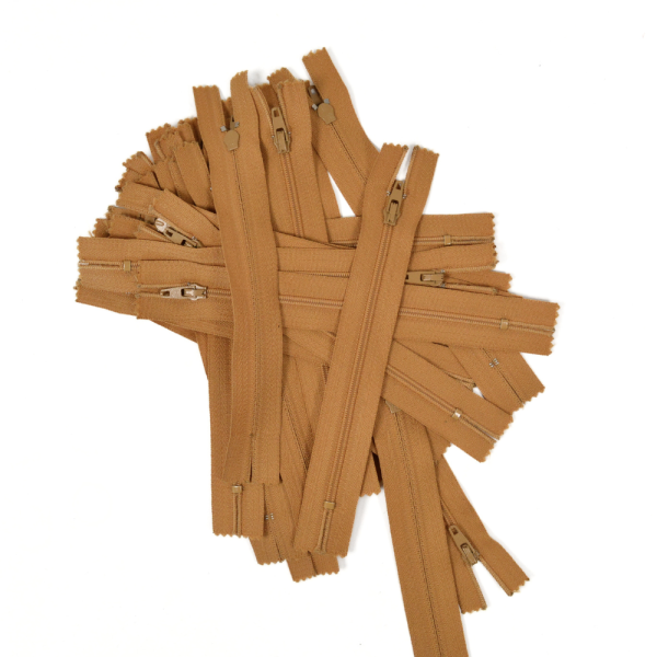 [FIN DE SÉRIE] Lot Fermetures à glissières – Orange 14 cm