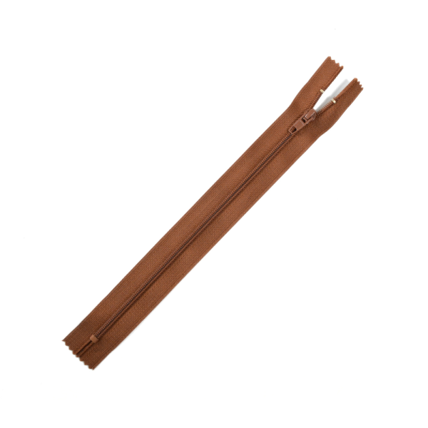 [FIN DE SÉRIE] Lot Fermetures à glissières – Marron 25 cm