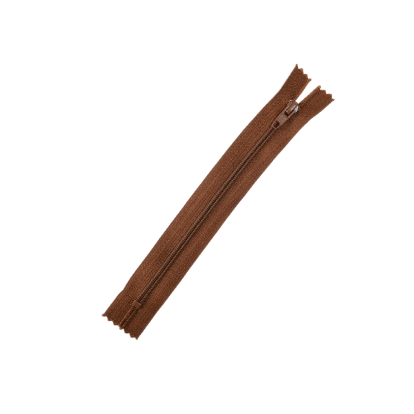 [FIN DE SÉRIE] Lot Fermetures à glissières – Marron 18 cm