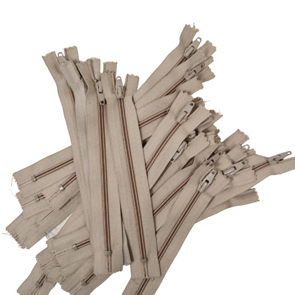 [FIN DE SÉRIE] Lot Fermetures à glissières – Gris 19 cm