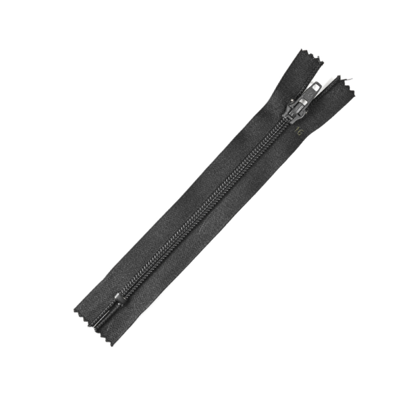 [FIN DE SÉRIE] Lot Fermetures à glissières – Noir 16 cm