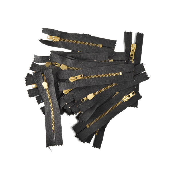 [FIN DE SÉRIE] Lot Fermetures à glissières – Noir 8 cm