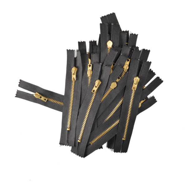 [FIN DE SÉRIE] Lot Fermetures à glissières – Noir 10 cm