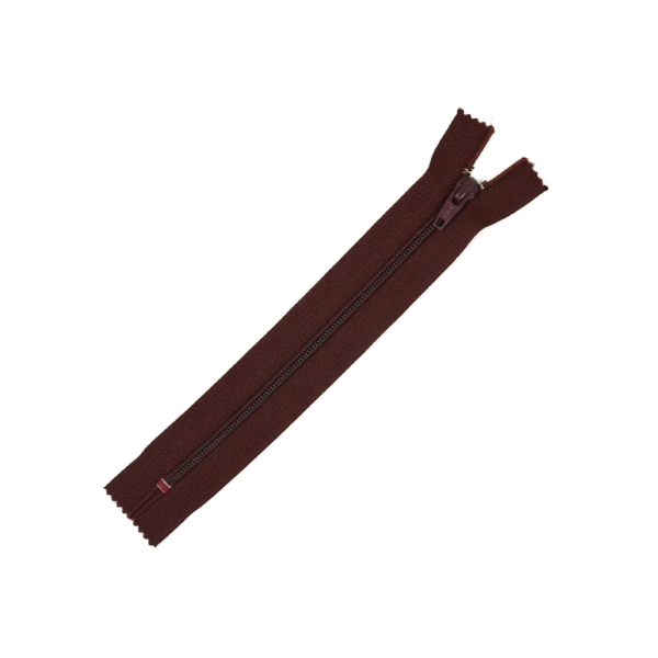 [FIN DE SÉRIE] Lot Fermetures à glissières – Bordeaux 18 cm