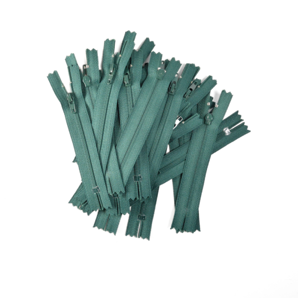 [FIN DE SÉRIE] Lot Fermetures à glissières – Vert 11 cm