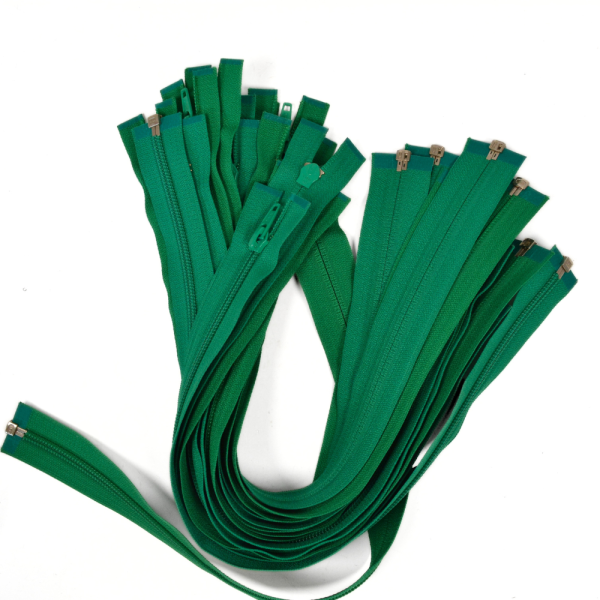 [FIN DE SÉRIE] Lot Fermetures à glissières – Vert 44 cm