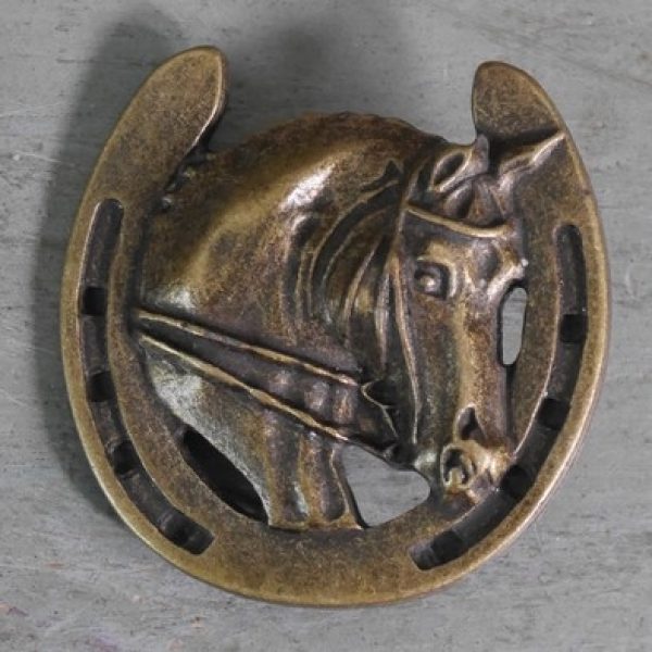 Fer et cheval Vieux Laiton