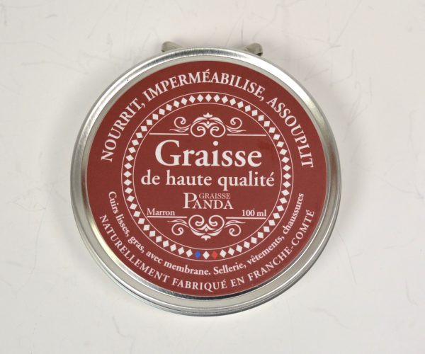Graisse pour cuir marron