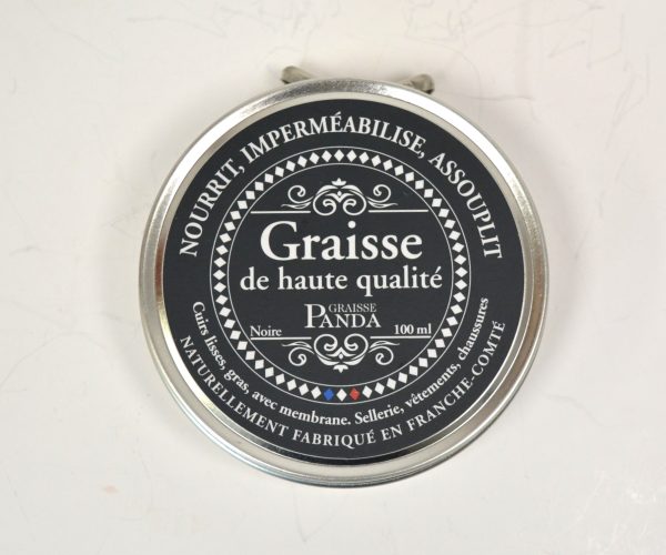 Graisse pour cuir noire
