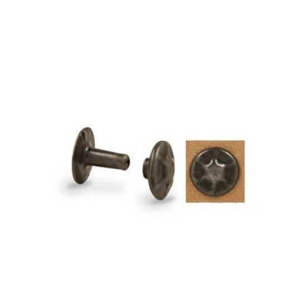 Grands rivets vintages pour cuir antique nickel- Tandy Leather