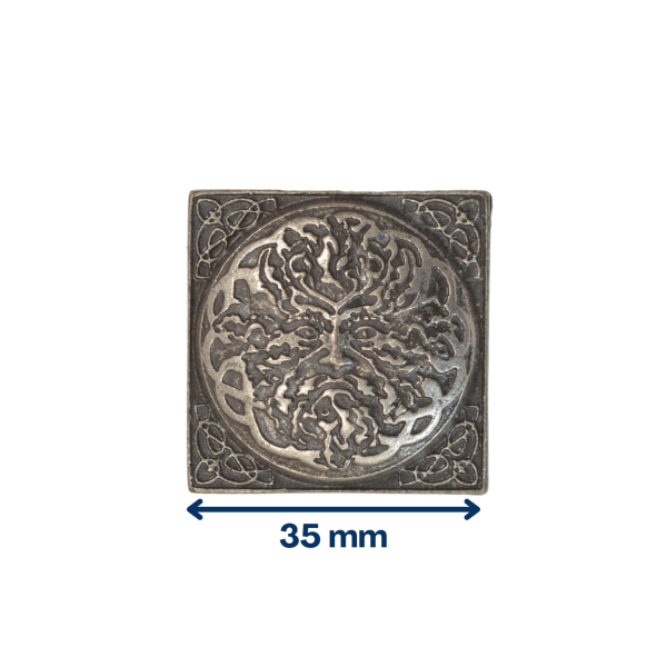 Green man argent