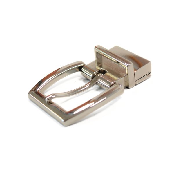 Boucle réversible à griffe + Passant – Nickel – 25 mm – GX13505TC