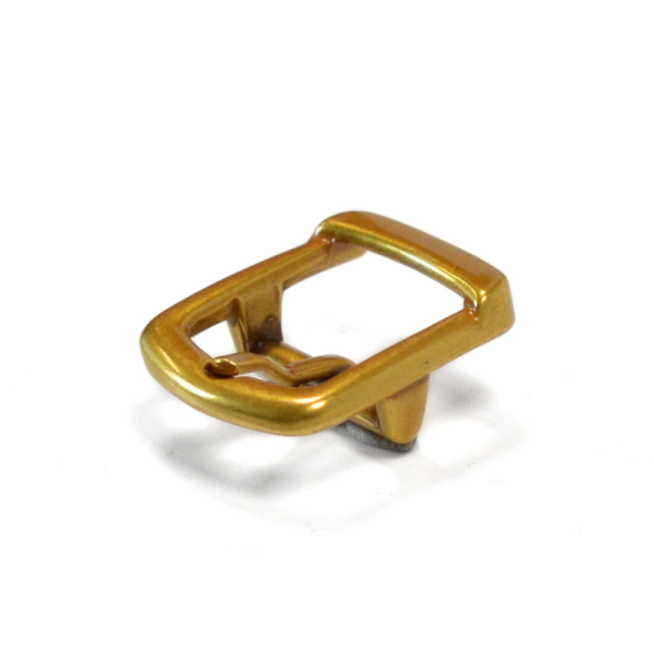 Boucle à passant – Vieux laiton brillant – 15 mm – GX14278D