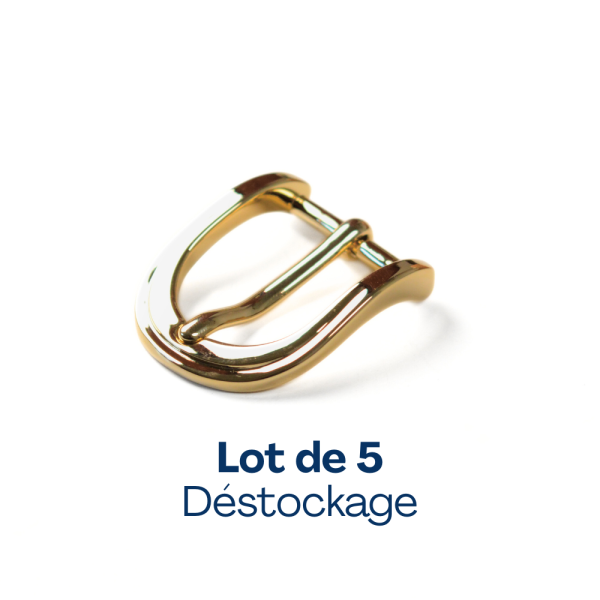 [FIN DE SÉRIE] Boucle – Laiton – 25 mm – GX8595