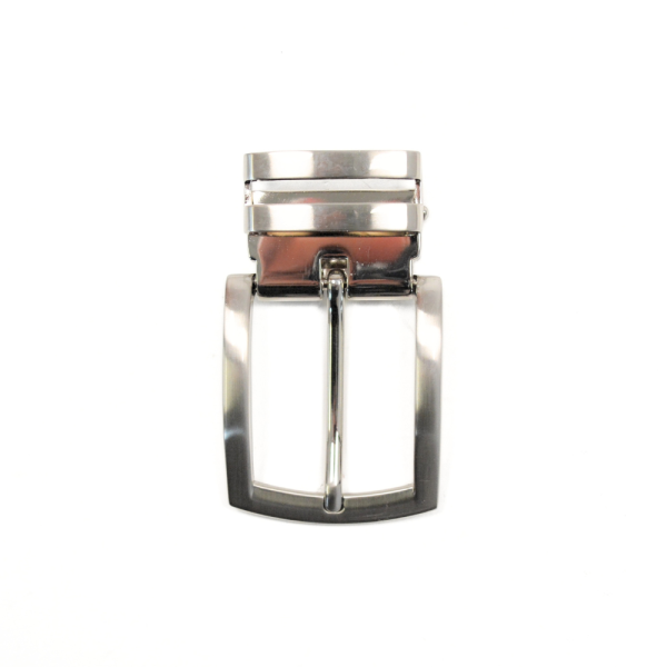 Boucle à griffe + passants – Nickel – 35 mm – JC0061