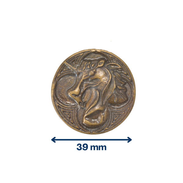 Licorne vieux laiton
