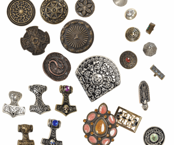 Lot de conchos à riveter