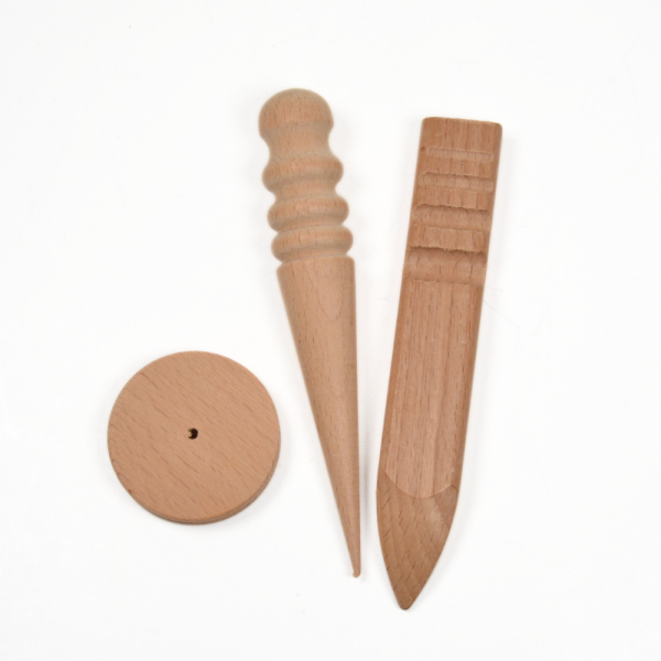 Lot de 3 brunissoirs à main