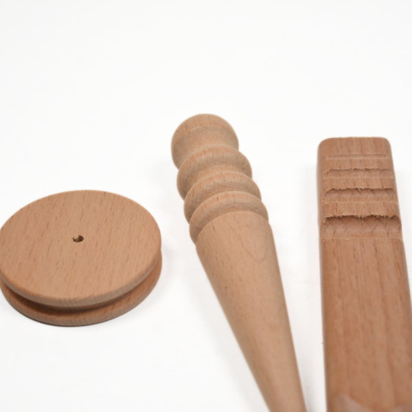 Lot de 3 brunissoirs à main