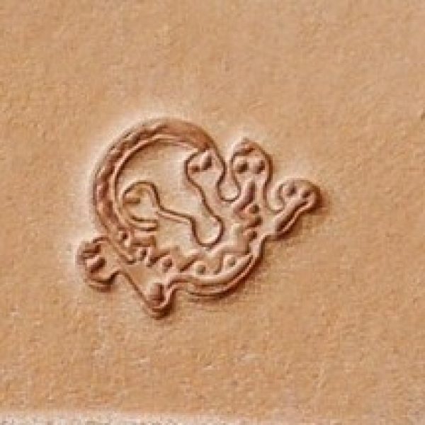 Matoir mini « 3D » cuir – Lézard Tribale / ethnique
