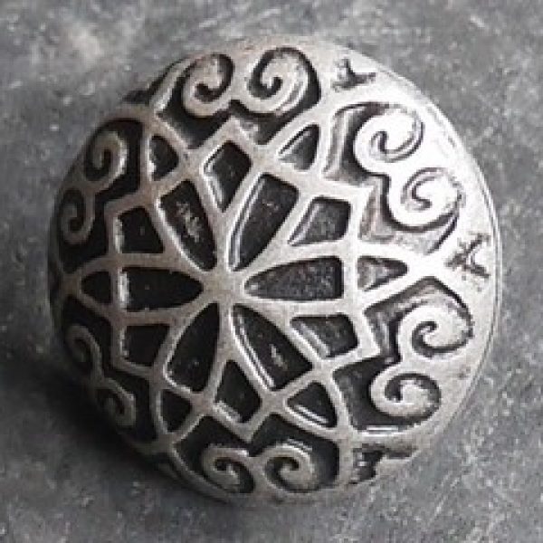 Nœud gothique vieil argent