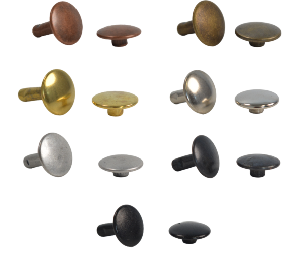 Rivets double calotte